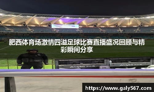 肥西体育场激情四溢足球比赛直播盛况回顾与精彩瞬间分享