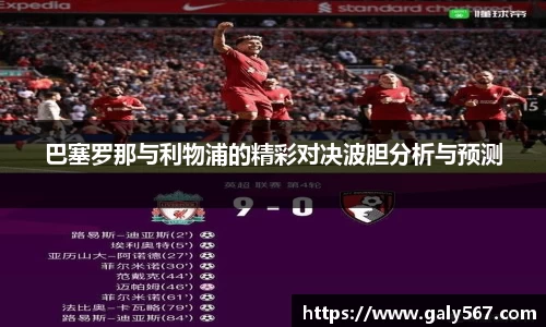 巴塞罗那与利物浦的精彩对决波胆分析与预测